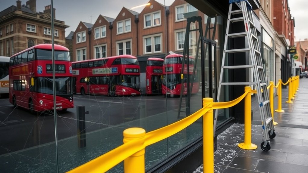 Vandalism Glass Repair Camden Town